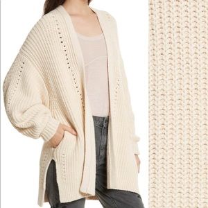 Free People Nightingale Pointelle-Knit Cardigan ✨